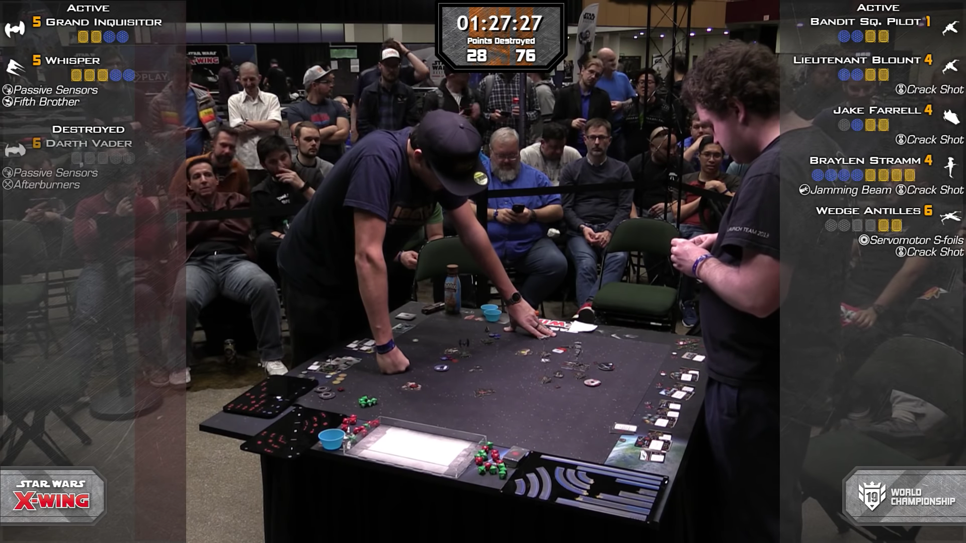 Star Wars: X-Wing Miniatures Game World Championships Final 2019